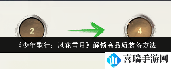 《少年歌行：风花雪月》解锁高品质装备方法