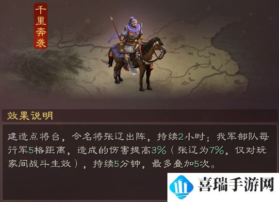 《三国志战略版》千里奔袭介绍